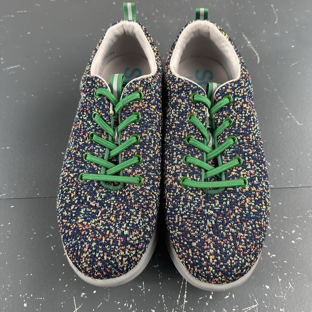 SoftWalk Nursing Shoes Womens 8.5 Blue Speckled Knit Comfort EUC Grey's Anatomy - Picture 4 of 10